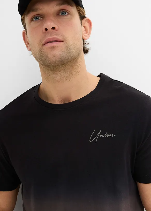 T-skjorte og sweat bermudashorts i 100% bomull (2-delt sett), bonprix