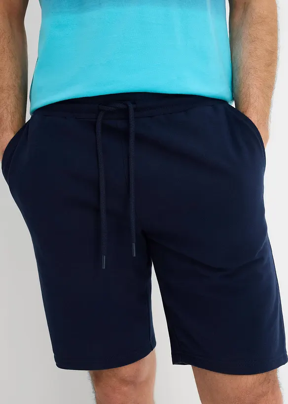 T-skjorte og sweat-bermudashorts (2-delt sett), bonprix