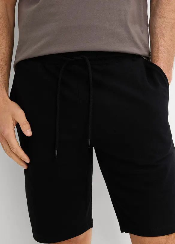 T-skjorte og sweat bermudashorts i 100% bomull (2-delt sett), bonprix