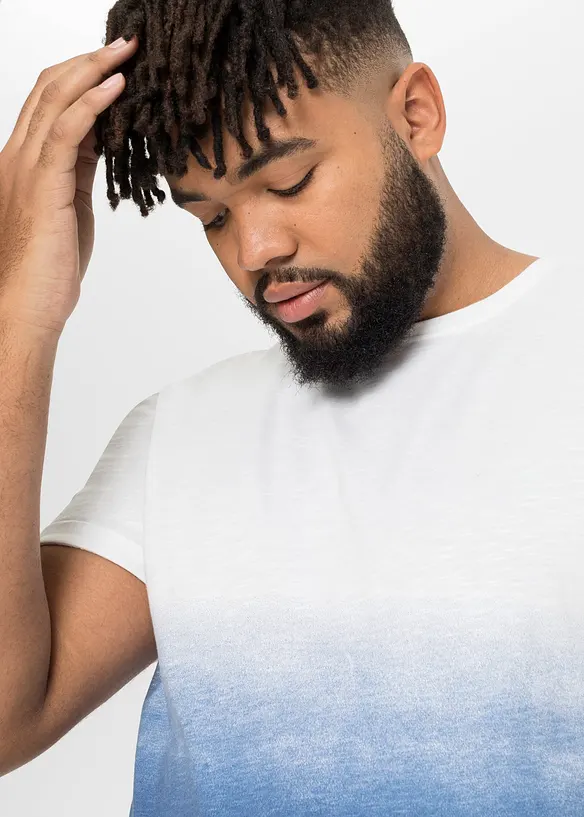 T-skjorte i 100% bomull, Slim Fit, bonprix