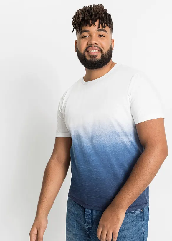 T-skjorte i 100% bomull, Slim Fit, bonprix