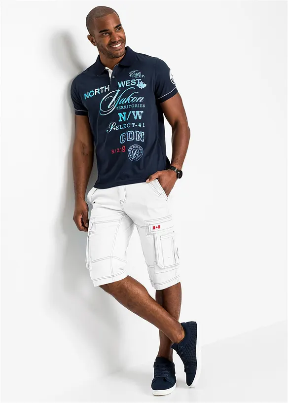 Poloskjorte i jersey, bonprix