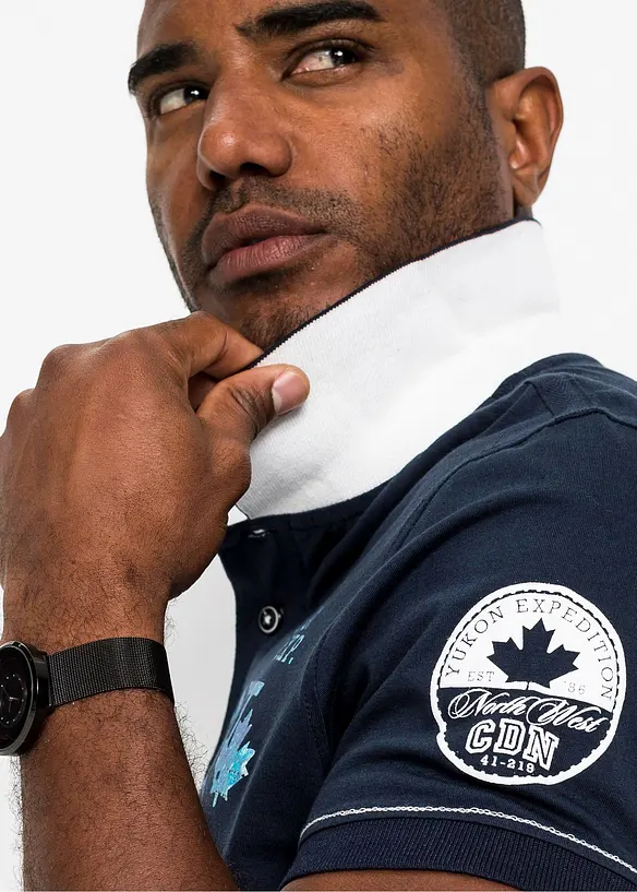 Poloskjorte i jersey, bonprix