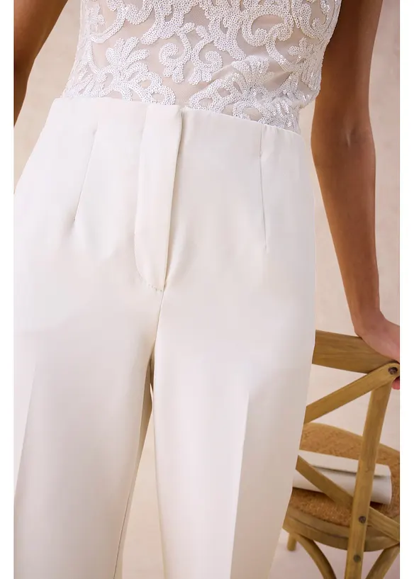 Bukse med vide ben, bonprix