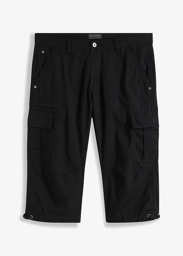 Regular Fit-cargo-bermudashorts i 100% bomull, lang, bonprix