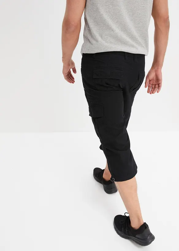 Regular Fit-cargo-bermudashorts i 100% bomull, lang, bonprix