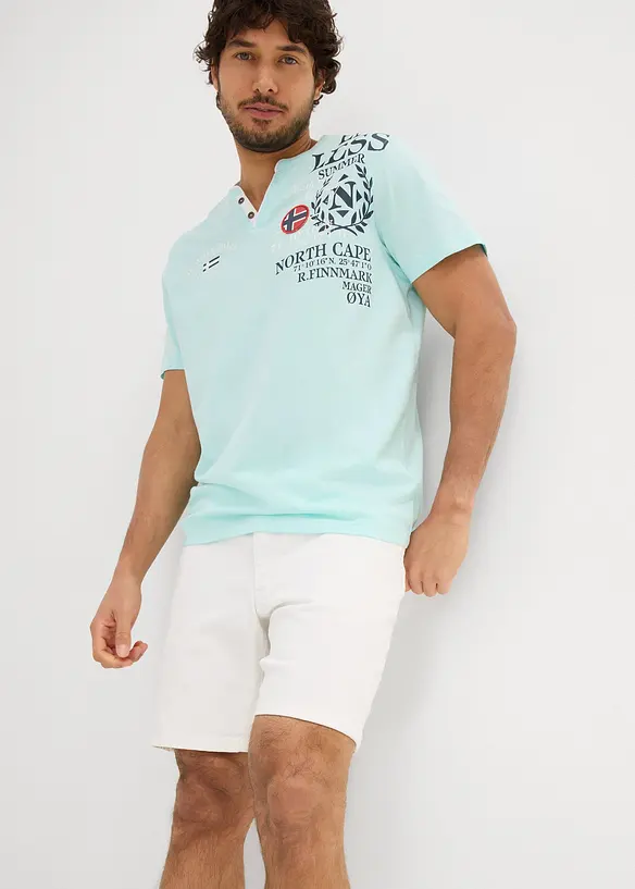 Kortermet bestefartr&oslash;ye i 100% &oslash;kologisk bomull, bonprix