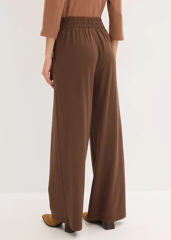 Jerseybukse med dekorativt spensel, bonprix