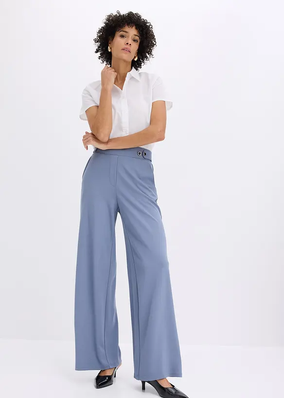 Jerseybukse med dekorativt spensel, bonprix