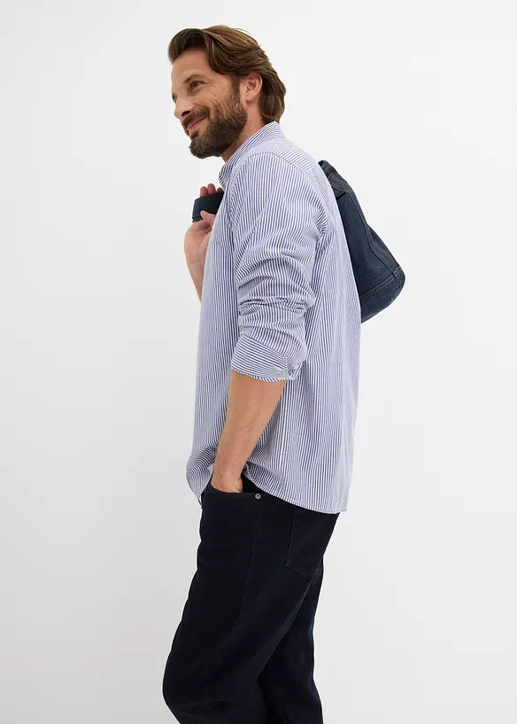Langermet skjorte i 100% bomull, Regular Fit, bonprix