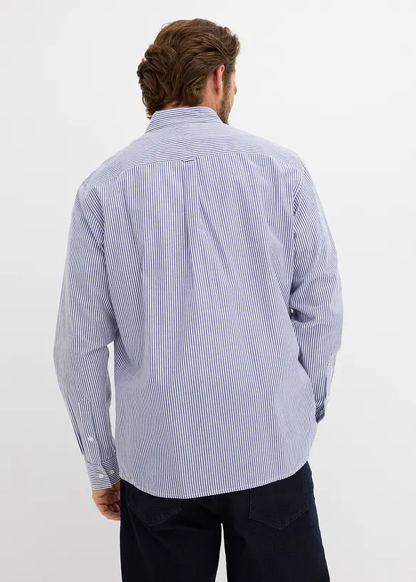 Langermet skjorte i 100% bomull, Regular Fit, bonprix
