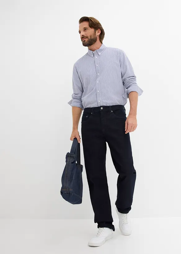 Langermet skjorte i 100% bomull, Regular Fit, bonprix
