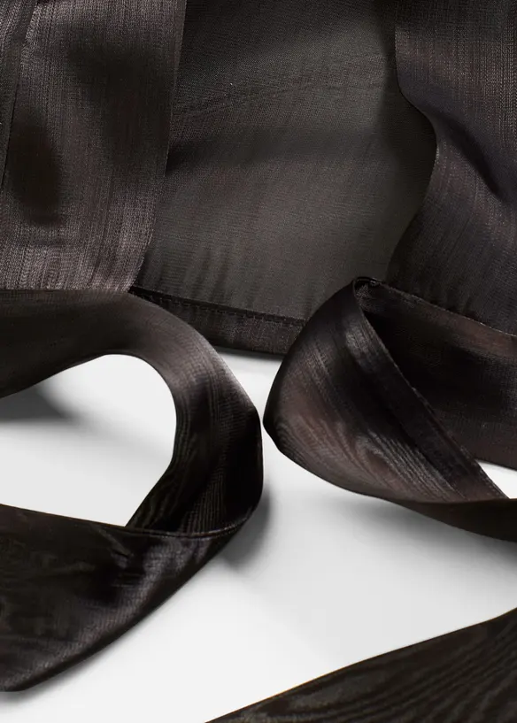 Bolero i lett tyll med knyting, bonprix