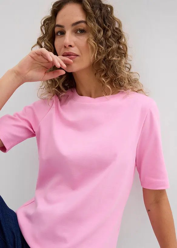 T-skjorte i 100% &oslash;kologisk bomull, bonprix