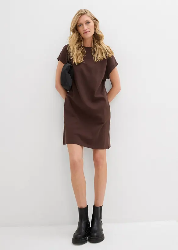 Kjole i formstabilt interlockmateriale, bonprix