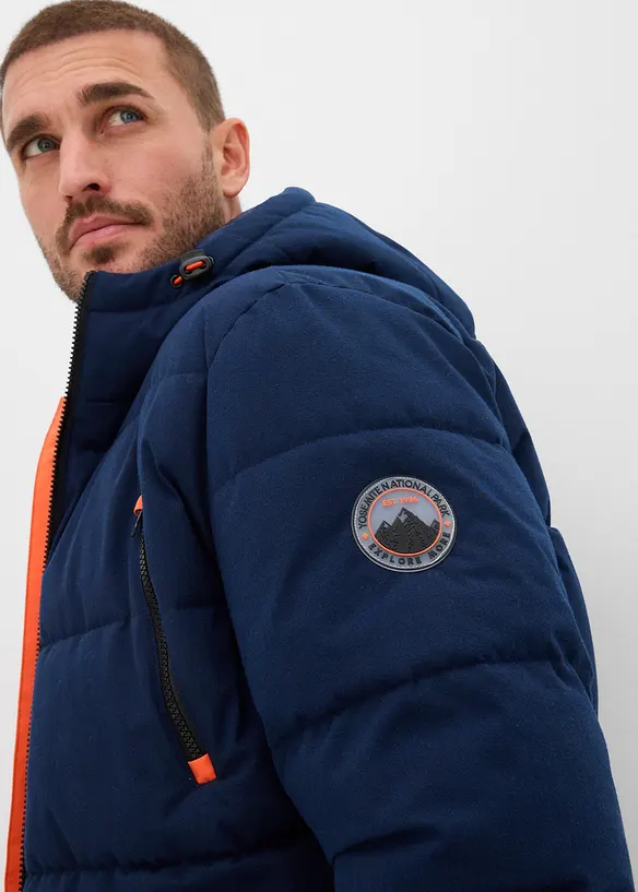 Varm, f&ocirc;ret vattert funksjonsjakke, vannavvisende, bonprix