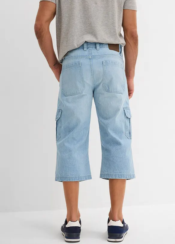 Regular Fit 3/4-cargojeans, Straight, bonprix