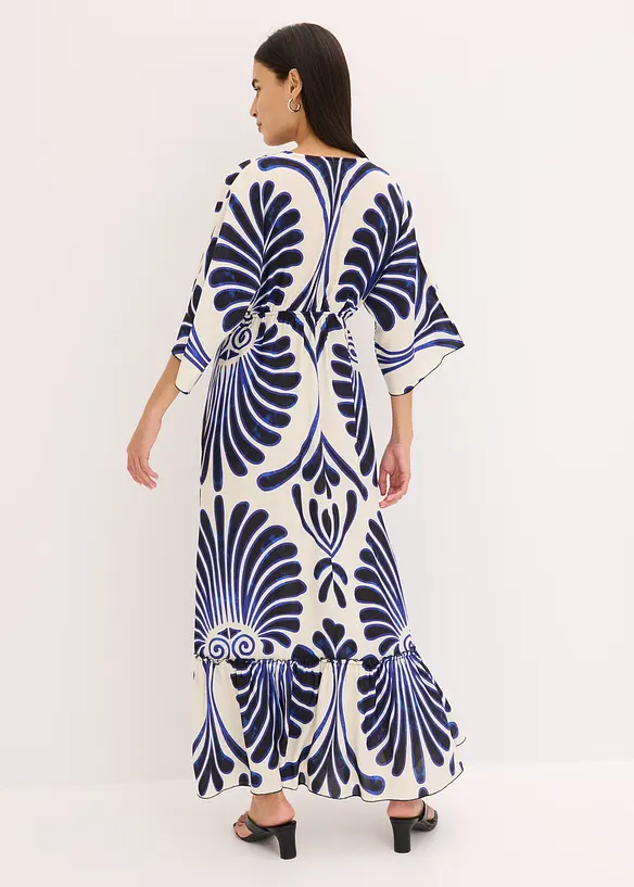 Maxikjole i lett viskose, bonprix