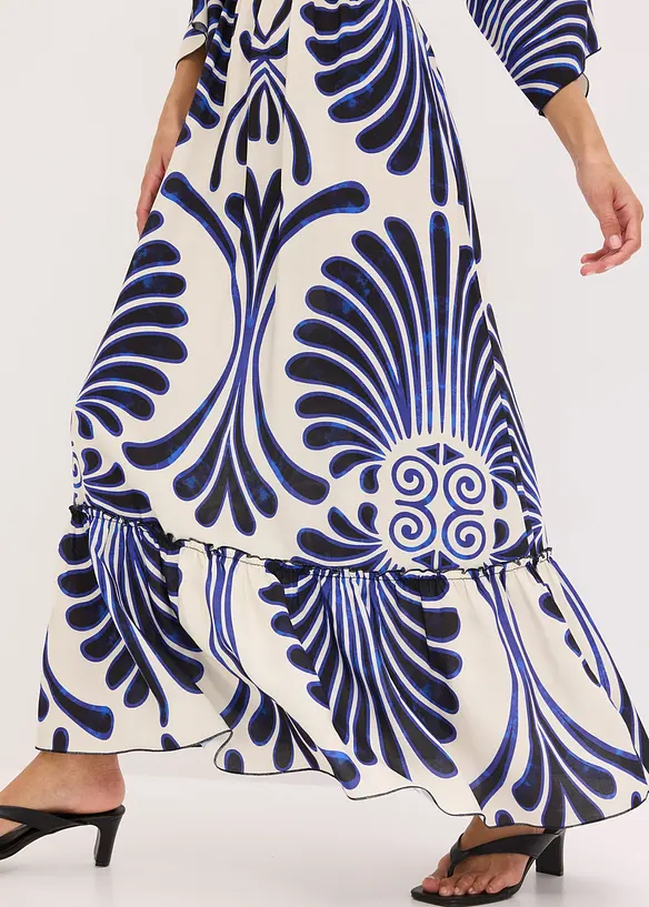Maxikjole i lett viskose, bonprix