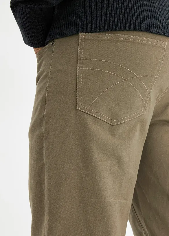 Classic Fit stretchbukse, Straight, bonprix