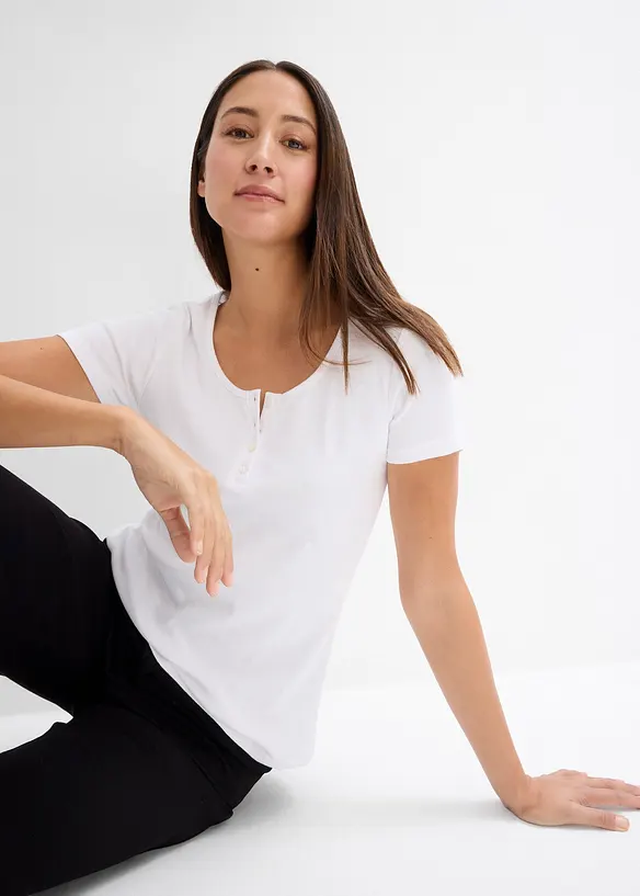 Bestefartr&oslash;ye i 100% &oslash;kologisk bomull, bonprix