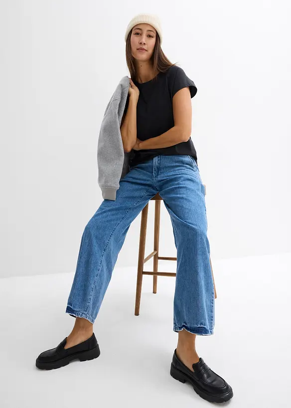 T-skjorte i 100% &oslash;kologisk bomull, bonprix