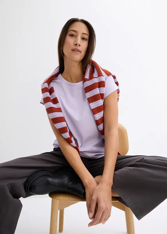 T-skjorte i 100% &oslash;kologisk bomull, bonprix