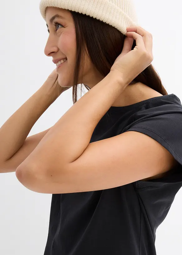 T-skjorte i 100% &oslash;kologisk bomull, bonprix