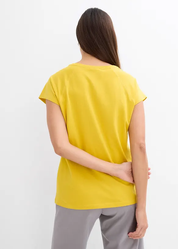 T-skjorte i 100% &oslash;kologisk bomull, bonprix