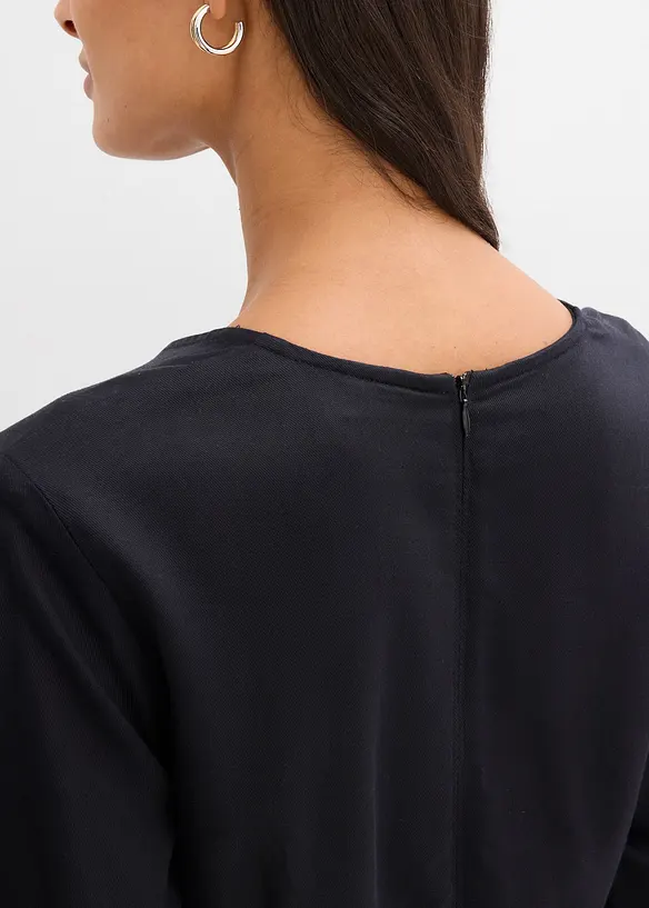 Twillkjole av lett lyocell, bonprix