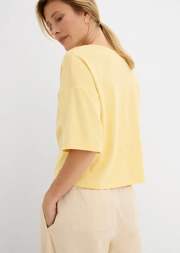 T-skjorte i 100% &oslash;kologisk bomull, bonprix