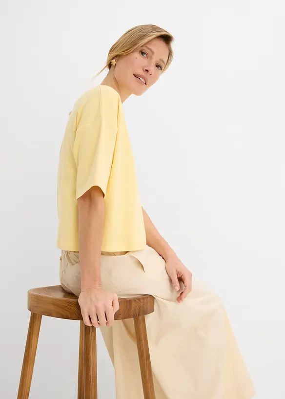 T-skjorte i 100% &oslash;kologisk bomull, bonprix