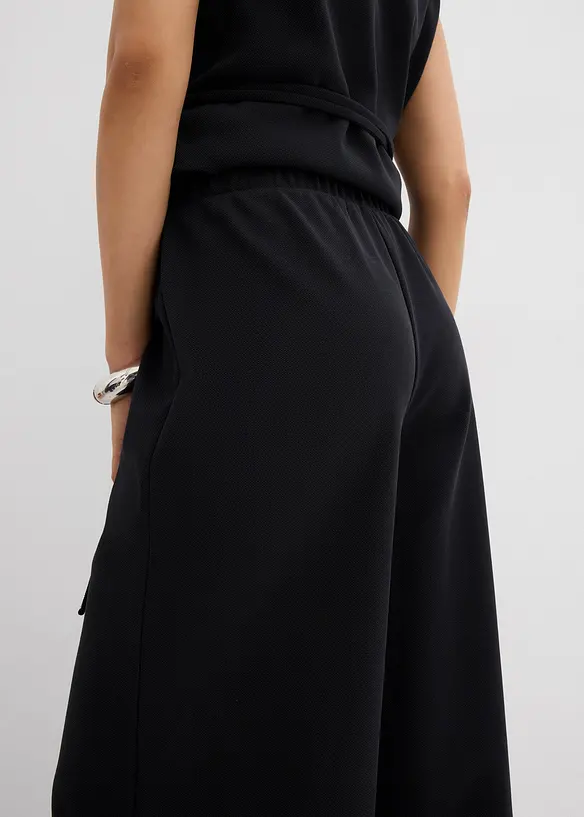 Vid bukse av pik&eacute;, bonprix