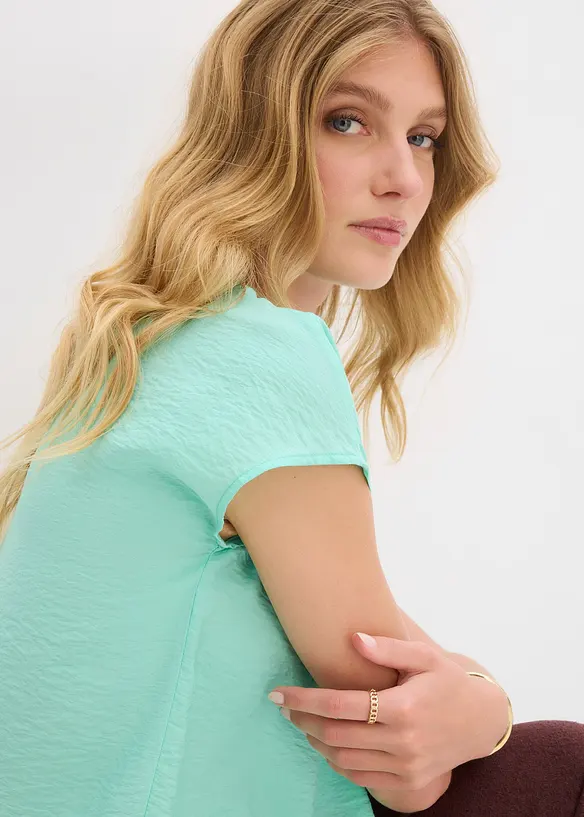 Blusetunika i lett viskosemiks, bonprix