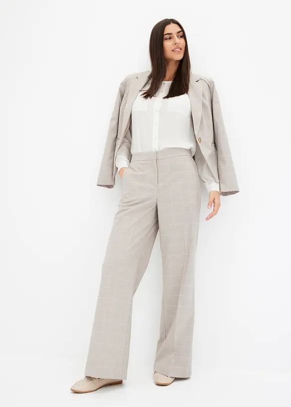 Blazer med glencheck-m&oslash;nster, bonprix