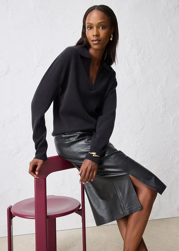 Kasjmirgenser med Good Cashmere Standard&reg;-andel, bonprix