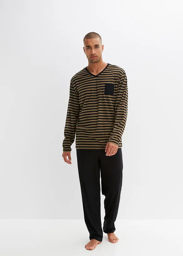 Pyjamas i 100% bomull, bonprix