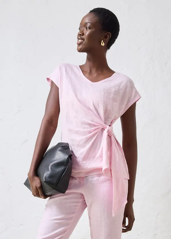 Omslagstopp i lin, bonprix