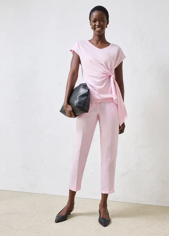 Omslagstopp i lin, bonprix