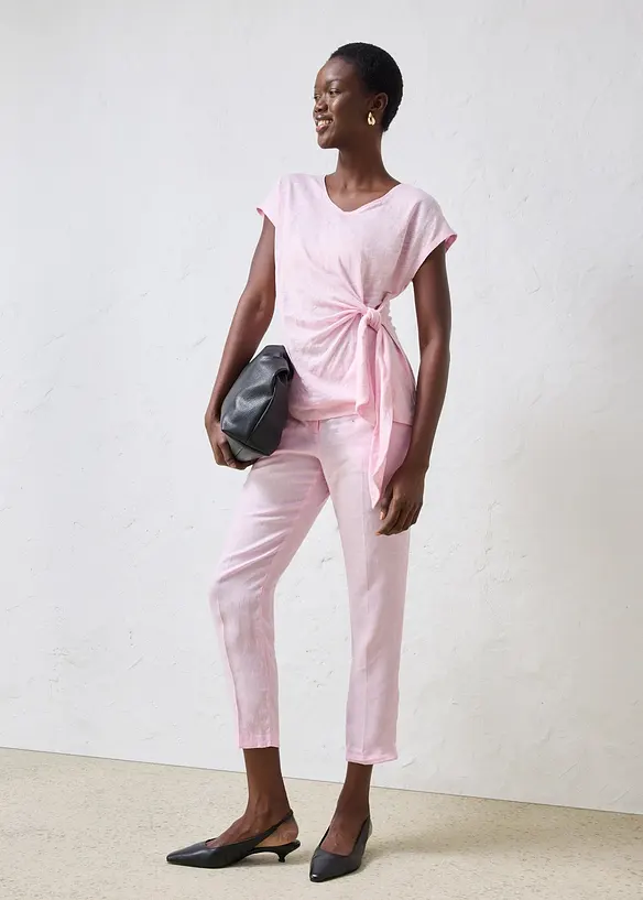 Omslagstopp i lin, bonprix