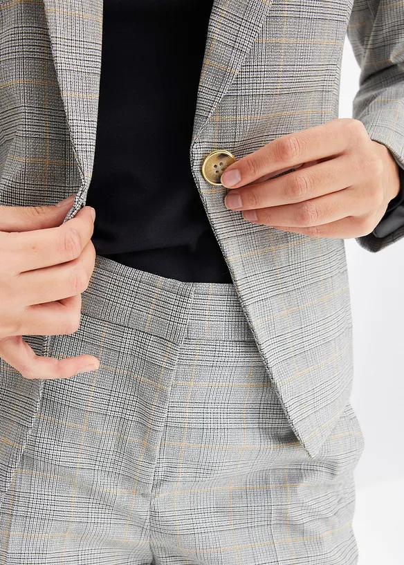 Blazer med glencheck-m&oslash;nster, bonprix