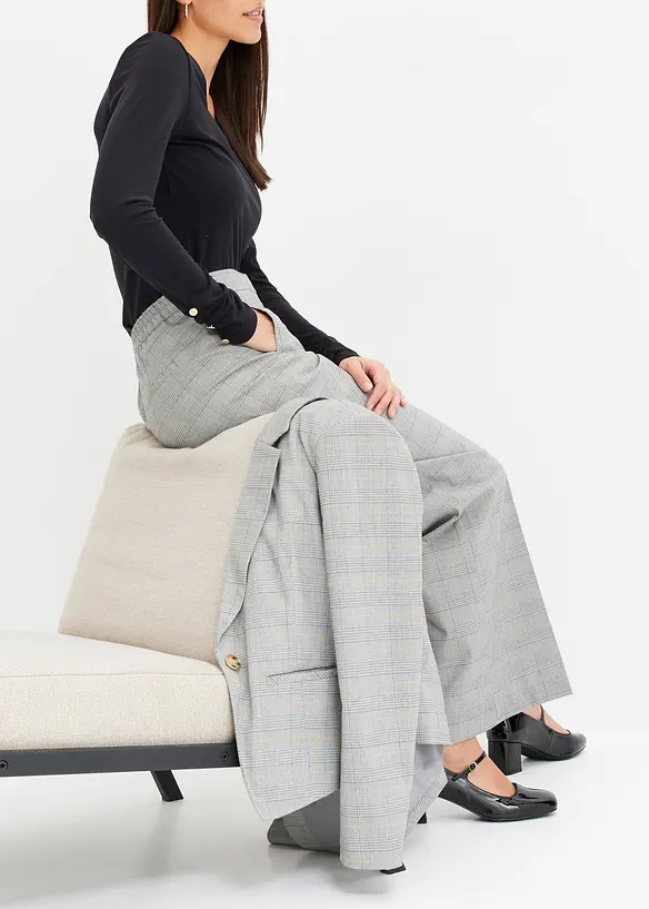 Blazer med glencheck-m&oslash;nster, bonprix