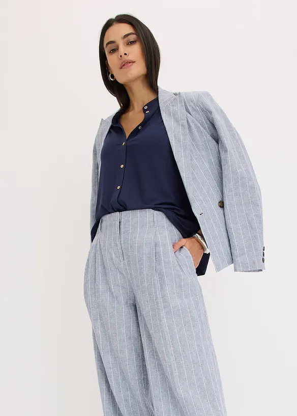 Trikotbluse i myk viskosemiks, bonprix