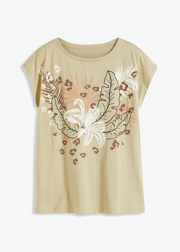 Topp i &oslash;kologisk bomull, bonprix