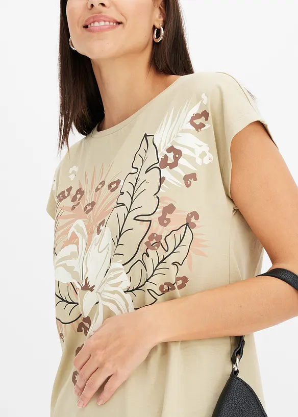 Topp i &oslash;kologisk bomull, bonprix