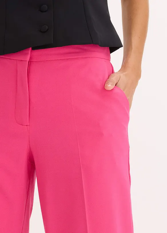 3/4-lang bukse i smal modell med splitt, bonprix