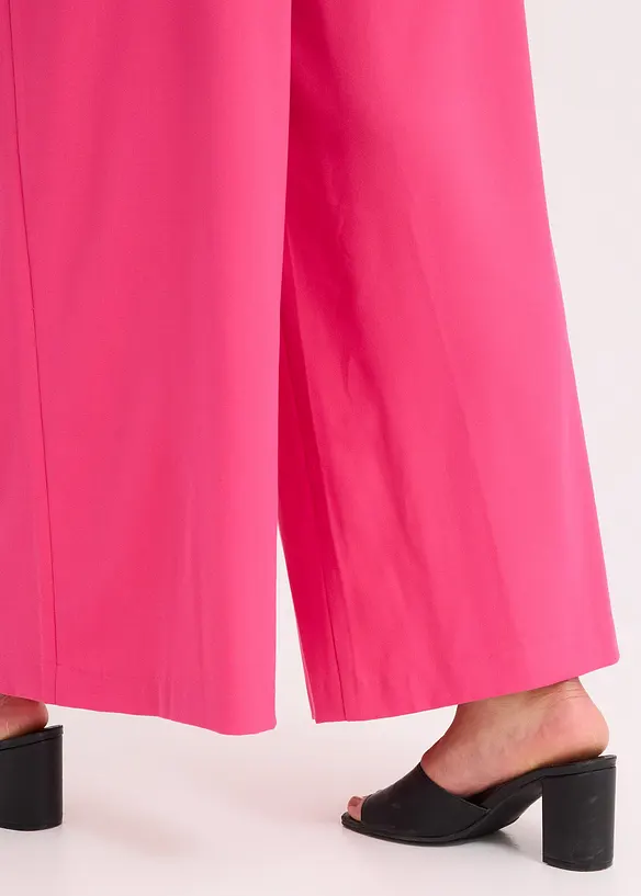 Bukse med legg og belte (2-delt sett), bonprix