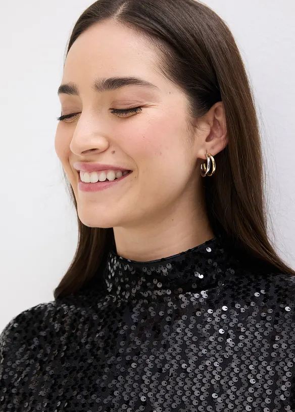 Topp med paljetter, bonprix