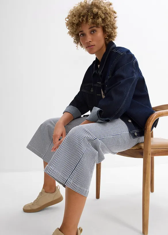 Twillbukse med komfortlinning, bonprix