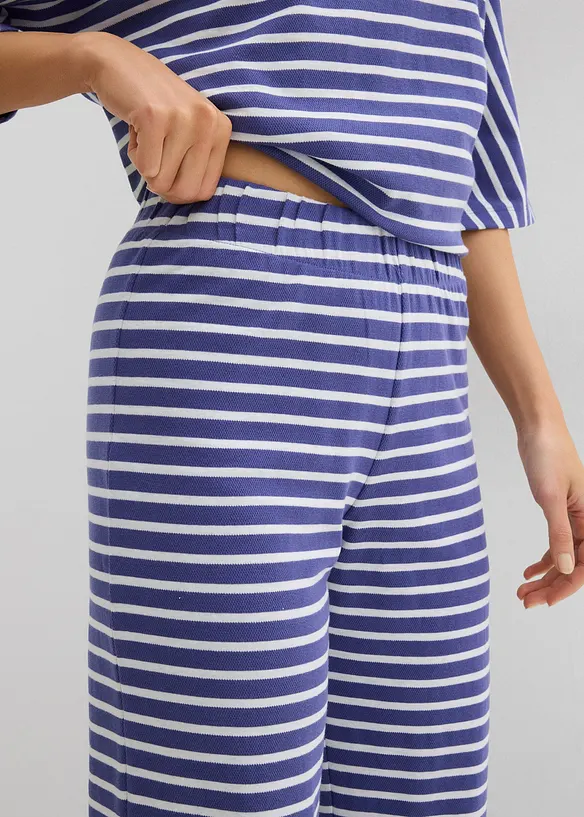 Jerseybukse i strukturert bomull, bonprix